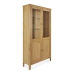 Alba Oak Display Cabinet