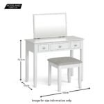Chester White Dressing Table Set - Image 7