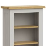Lundy Grey Narrow Bookcase - Image 3