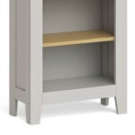 Lundy Grey Narrow Bookcase - Image 4