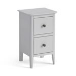 Elgin Grey Narrow Bedside Table
