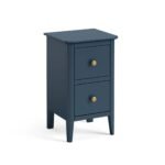 Stirling Blue Narrow Bedside Table