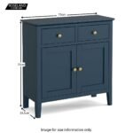 Stirling Blue Mini Sideboard - Image 6