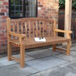 Lytham FSC Acacia 3 Seater Garden Bench - Image 3