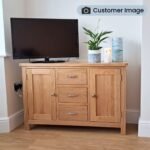 London Oak 3 Drawer Sideboard - Image 3