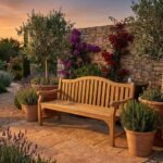 Maria 180cm 3 Seater Acacia Garden Bench