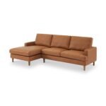 Max Faux Leather Corner Chaise Sofa - Image 3