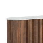 Milo Mango & Marble Fluted Small Sideboard - Image 3