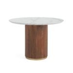 Milo Mango Round Fluted Dining Table
