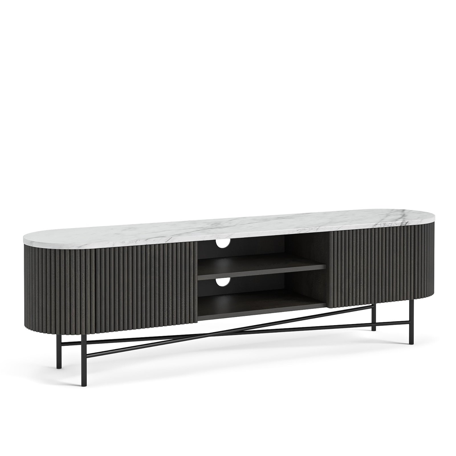 MILO-7-Milo-mango-_-marble-fluted-extra-TV-media-unit-stand-roseland-furniture-1 Milo Mango & Marble Fluted Extra Large TV Media Unit - Image 1