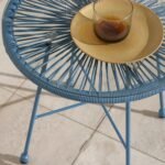 Monaco 2 Seat Egg Chair Bistro Set - Image 3
