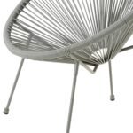 Monaco 2 Seat Egg Chair Bistro Set - Image 16
