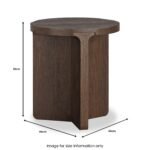 Mylor Oak Side Table - Image 9