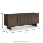 Mylor Oak 150cm TV Unit - Image 11