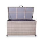 Natural Weave 510L Cushion Storage Box with Gas Lift - Image 8