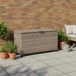 Natural Weave 645L Cushion Storage Box with Gas Lift