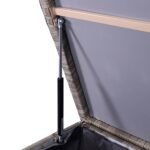 Natural Weave 645L Cushion Storage Box with Gas Lift - Image 11