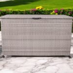 Natural Weave 645L Cushion Storage Box with Gas Lift - Image 3
