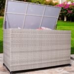 Natural Weave 645L Cushion Storage Box with Gas Lift - Image 5
