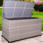 Natural Weave 645L Cushion Storage Box with Gas Lift - Image 4