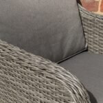 Paris 2 Seat Lux Rattan Bistro Set - Image 5