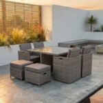 Paris 8 Seat Lux Rattan Cube Set - Image 2