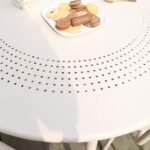 Porto 4 Seater Round Dining Set - Image 7