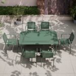 Porto 6 Seater Rectangular Dining Set - Image 2