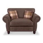 Ashford Faux Leather Snuggle Chair