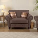 Ashford Faux Leather Snuggle Chair - Image 2