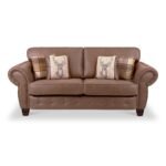 Ashford Faux Leather 3 Seater Sofa - Image 3