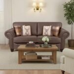 Ashford Faux Leather 3 Seater Sofa - Image 2