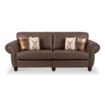 Ashford Faux Leather 4 Seater Sofa