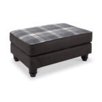 Ashford Faux Leather Footstool - Image 4