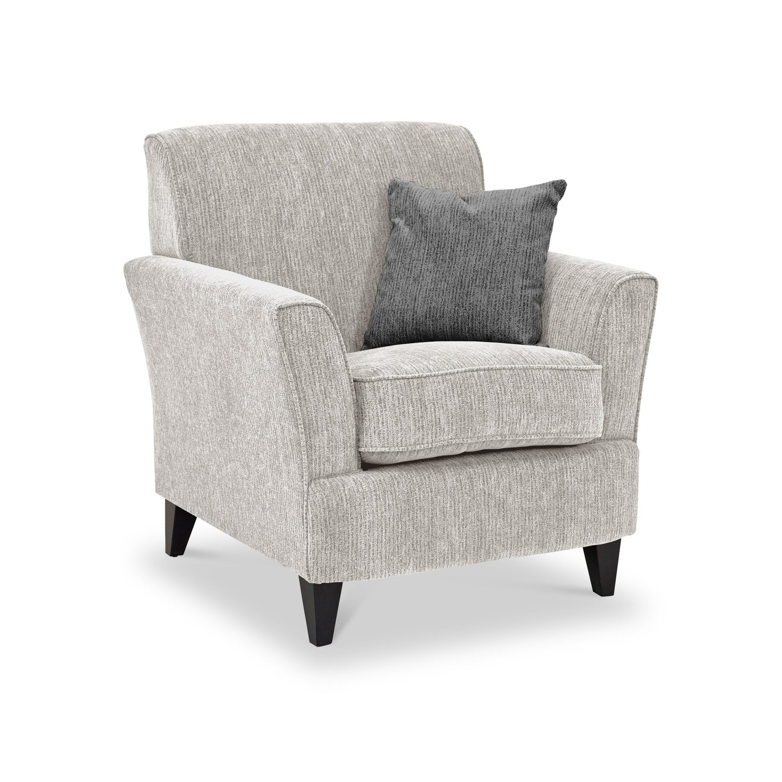 RF001-137-Thornby-Accent-Chair-Light-Grey-Charcoal-Angle1 Thornby Accent Chair - Image 1