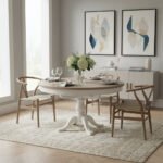 Bramley 110-140cm Extendable Round Dining Table - Image 2