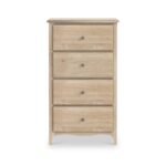 Celine Washed Oak XL 4 Drawer Tallboy Chest - Image 3