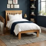 Zelah Oak Low 3ft Bed Frame