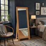 Zelah Oak Cheval Mirror - Image 2