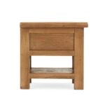 Zelah Oak Lamp Table with Drawer - Image 8
