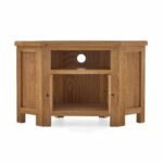 Zelah Oak Corner TV Stand - Image 6