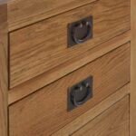 Zelah Oak Large Computer Desk - Image 12