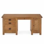 Zelah Oak Large Computer Desk - Image 5