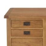 Zelah Oak Large Computer Desk - Image 8