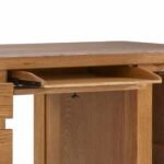 Zelah Oak Large Computer Desk - Image 14