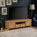 Zelah Oak 180cm TV Stand - Image 2