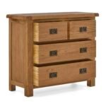 Zelah Oak 2 Over 2 Drawer Chest - Image 3