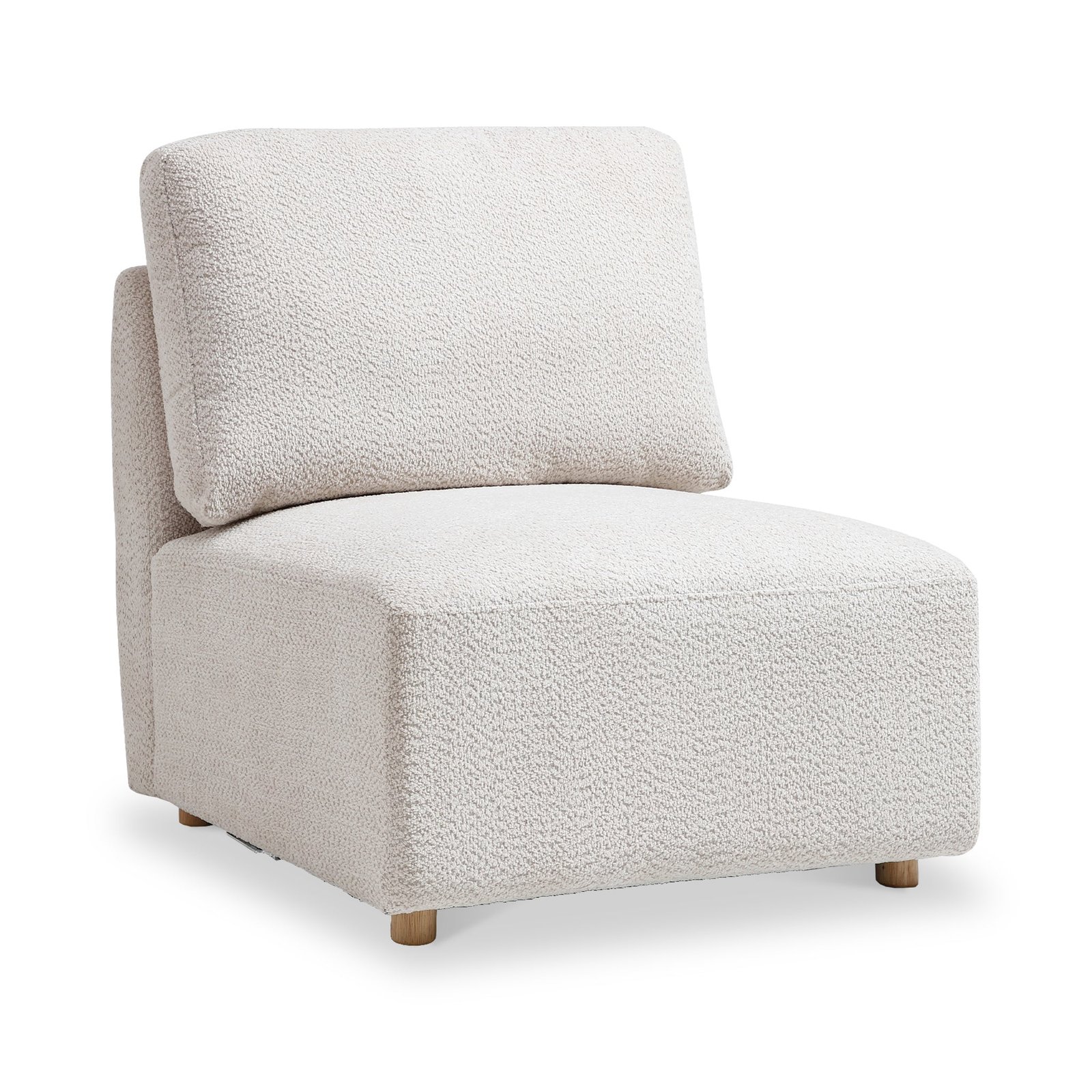 RF22476-Fairfax-Boucle-Modular-Armless-Sofa-Piece-Nat-Angle1 Fairfax Boucle Armless Lounge Chair - Image 1
