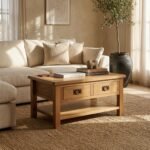 Surrey Oak Coffee Table - Image 2