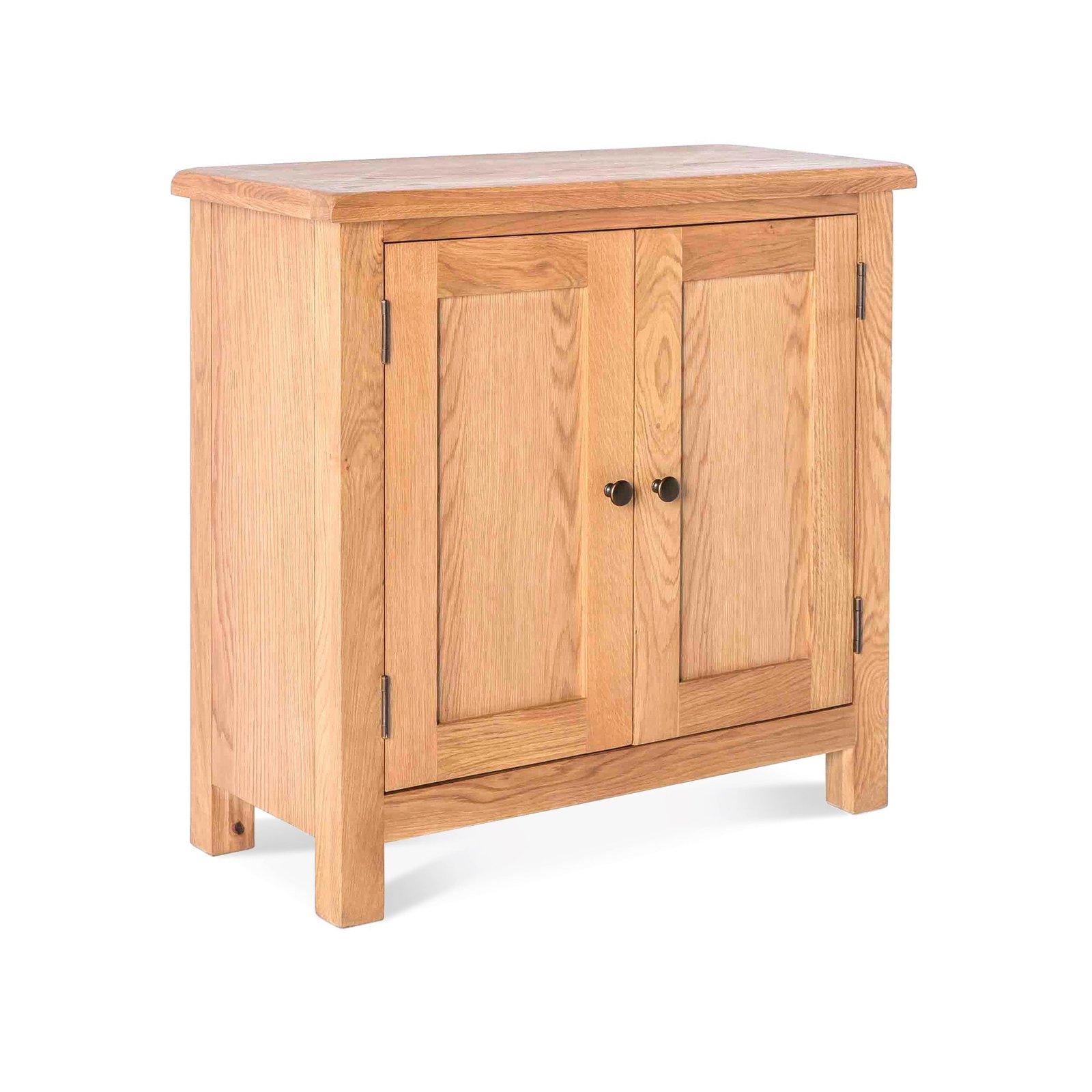 RF2595-Surrey-Oak-Small-Cupboard-Angle1_779fd08a-48be-4aaa-8940-4cd84510549d Surrey Oak Small Cupboard - Image 1